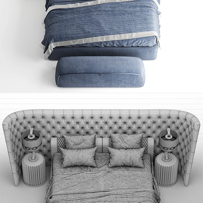 Кровать vittoria frigerio MEDICI LARGE — Вид 3