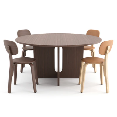 Afteroom Plus Chair + Androgyne Table by MENU — Вид 5