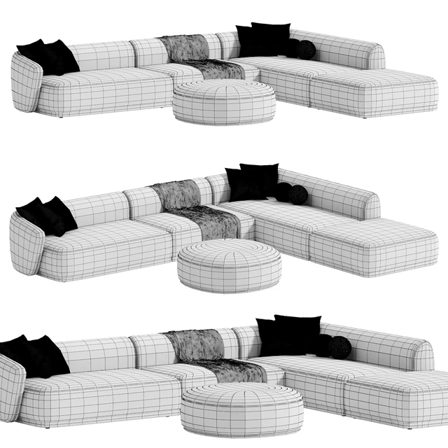 Rene Sofa by Meridiani — Descargar