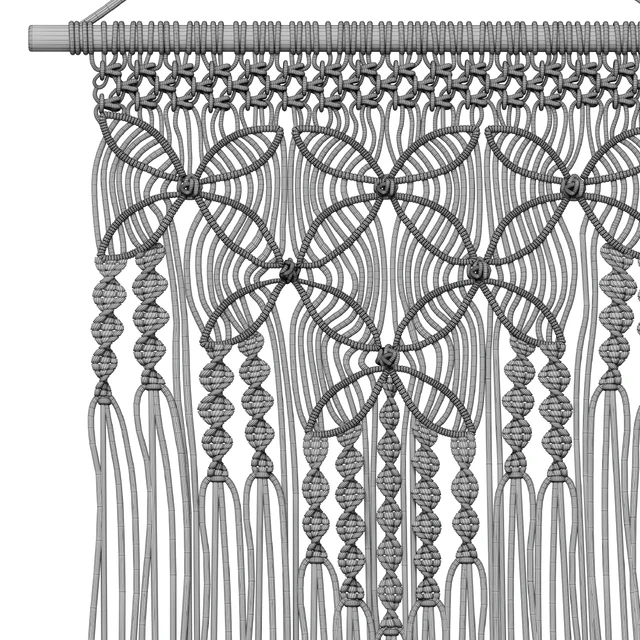 Wall Hanging Braided Boho Macrame Woven Handmade Art Tapestry Home Room Decor — Download