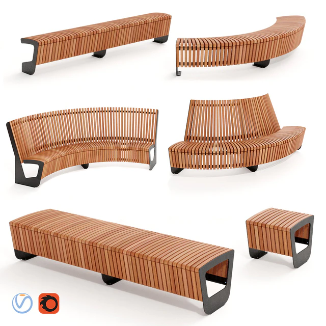 MMCITE. Park benches Landscape Compact — Descargar