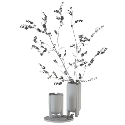 Decorative set with blossoming branches — Вид 4