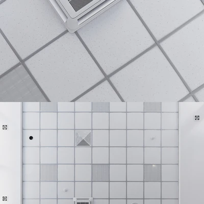 Armstrong ceiling system with a set of elements. — Ver 2