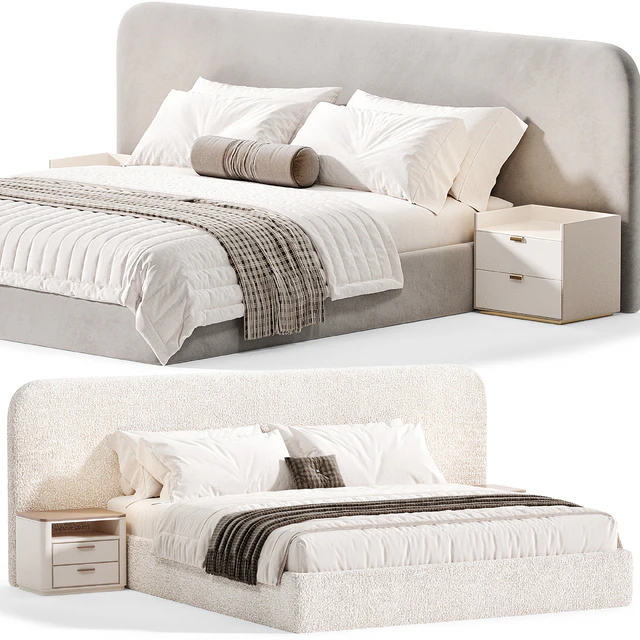 Snow Boucle Bed By Houseofisabella — Descargar
