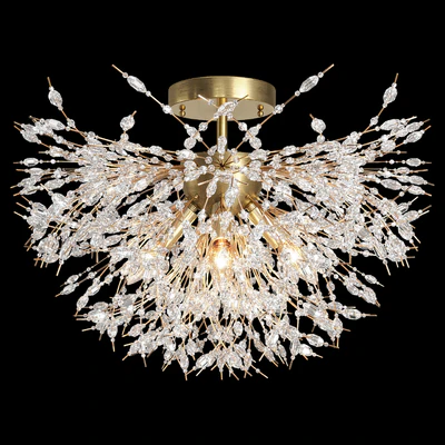 Coruscating Beads Semi Flush Ceiling Light — Ver 3