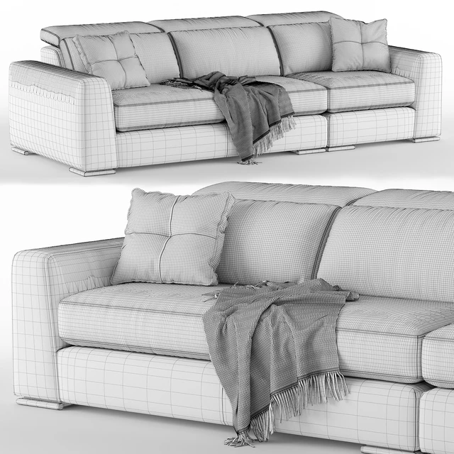 Cast contemporary modular sofa - Calligaris — Скачать