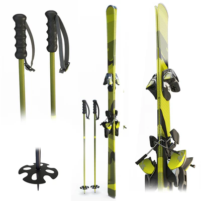 Skis and sticks — Ver 1