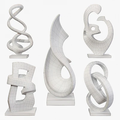 Abstract statuettes 01 — Ver 5