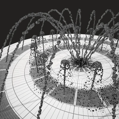 Round fountain dry — Ver 3