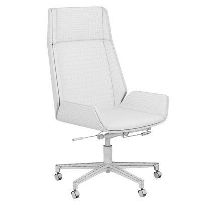 Faux leather office chair — Вид 5