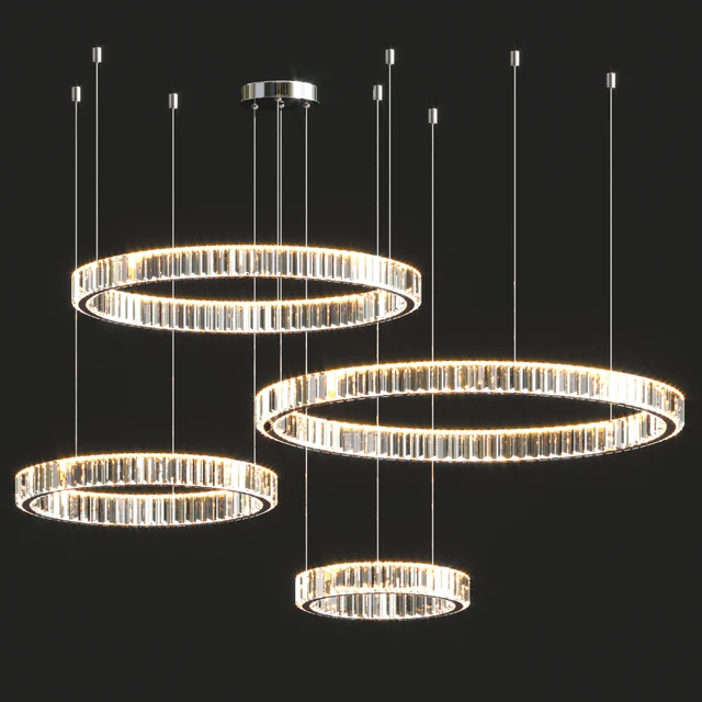 Ring Led Duplex Chandelier — Скачать
