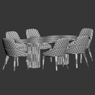 Queen Chair Campbell Table Dining Set — Вид 3