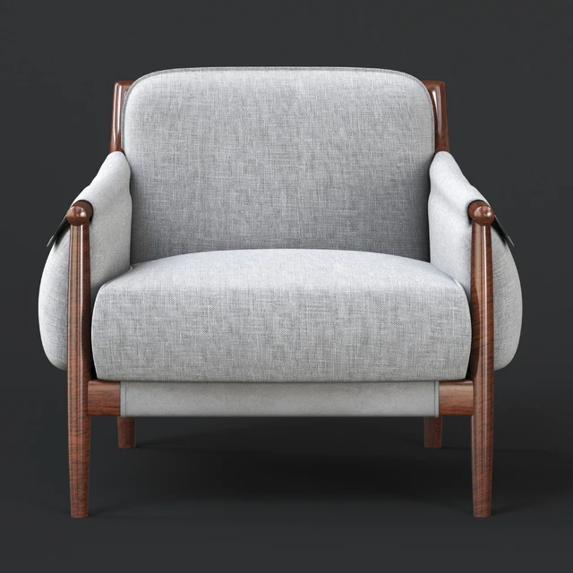 TIMES LOUNGE Fabric armchair — Скачать