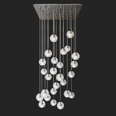 Bocci led crystal glass ball 26 designed by omer arbel in 2005 — Ver 1
