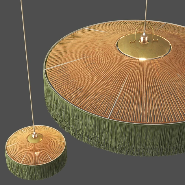 Fringe Parasol Pendants — Скачать