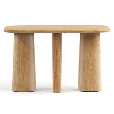 ANTHROPOLOGIE Kalle Sculptural Oak Console — Ver 3
