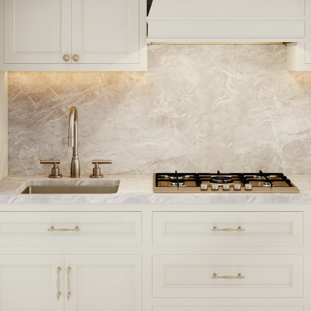 Classic kitchen with appliances — Download