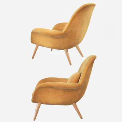 Fredericia Swoon Lounge Armchair — Вид 5