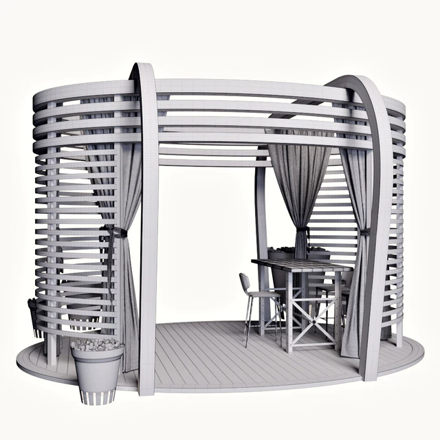 DDF OVIS Wooden gazebo — Скачать
