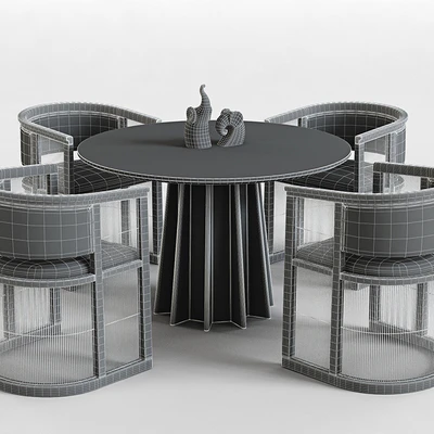 kaishi chair,shoreditch dining table — Вид 3