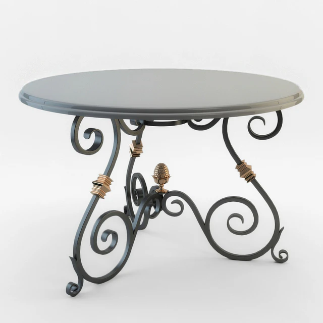 Ralph Lauren Home Duchess Wrought Iron Table — Скачать