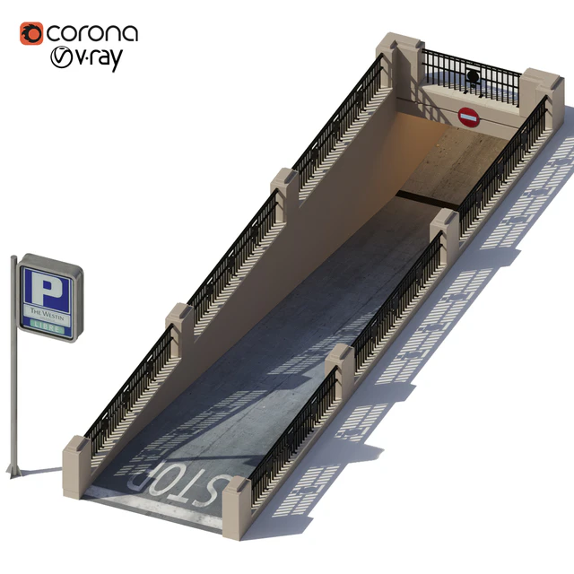 Entrance / Exit to the underground parking — Descargar