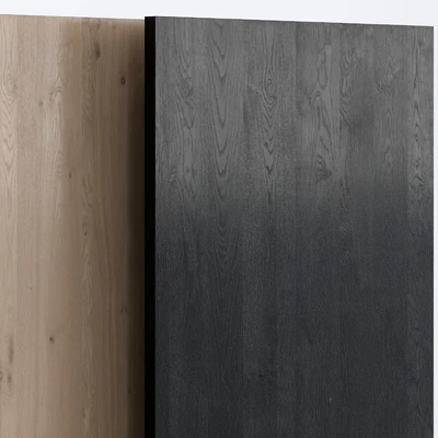 Oak Knotty wood with 3 materials — Вид 3