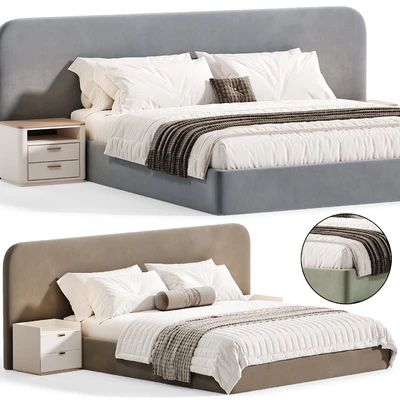 Snow Boucle Bed By Houseofisabella — Ver 7