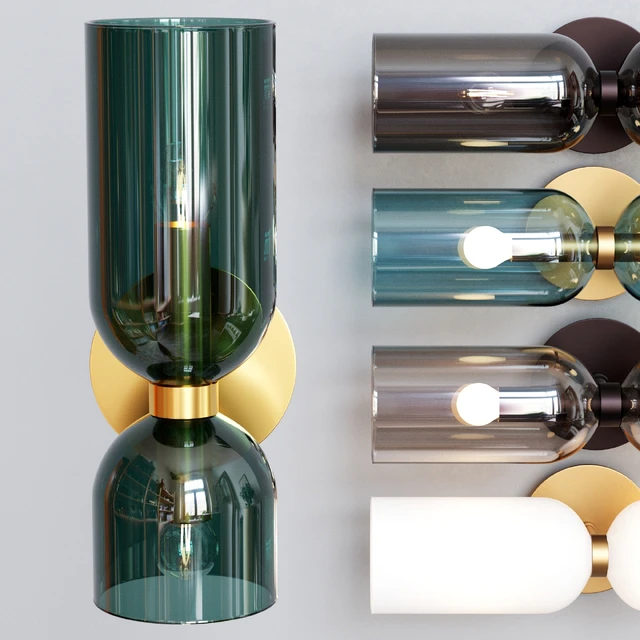 Lightmaker Studio Edie Sconce emerald & smok — Скачать