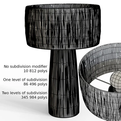 Everglades Natural Raffia Table Lamp — Вид 5