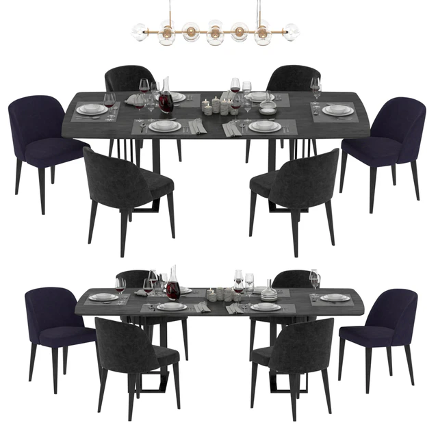 Meridiani Dinning Set — Скачать