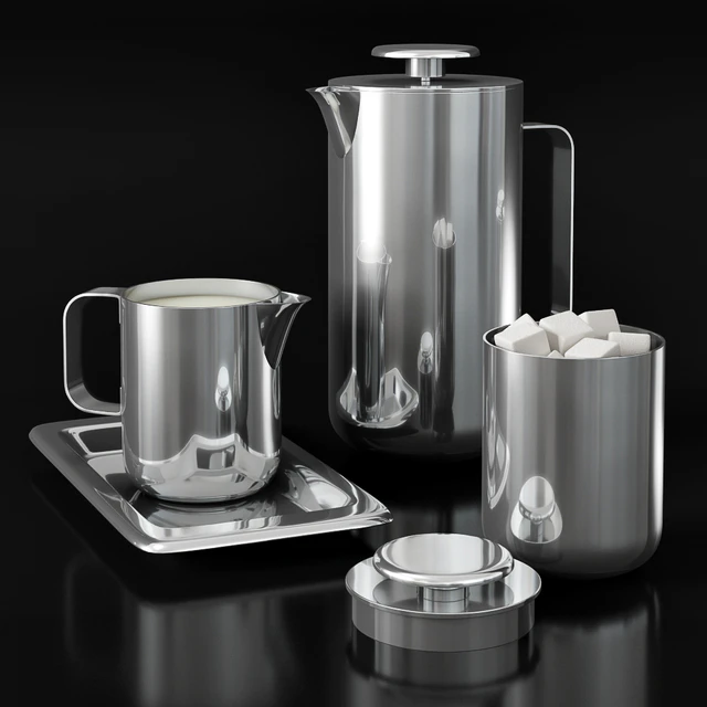 Au Lait Stainless Steel French Press — Descargar