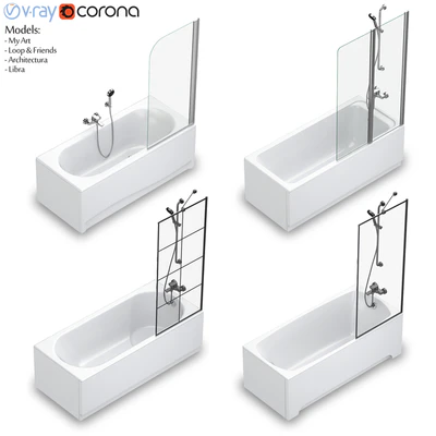 Набор прямоугольных ванн Villeroy & Boch set 58 (Loop & Friends,Architectura,My Art,Libra) — Вид 1