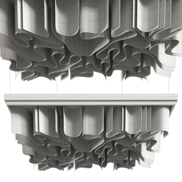 Decorative ceiling Wave ceiling — Download