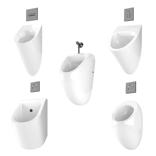 Urinal with flush buttons 2 set — Скачать