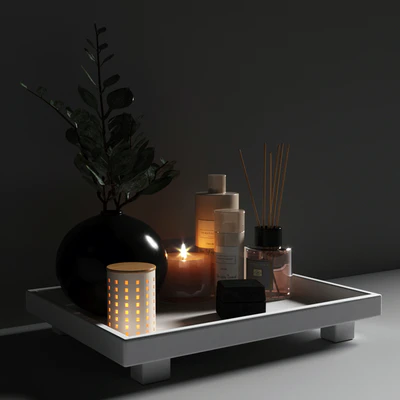 Decorative set with tray — Ver 3