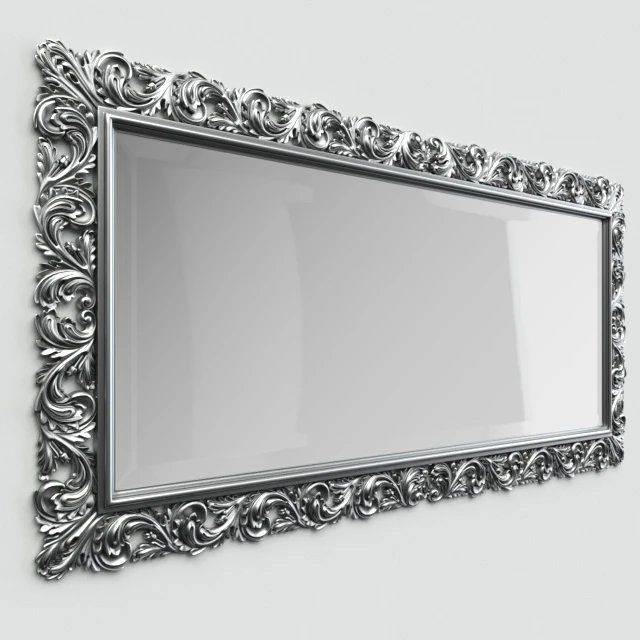 Mirror in carved baguette — Descargar