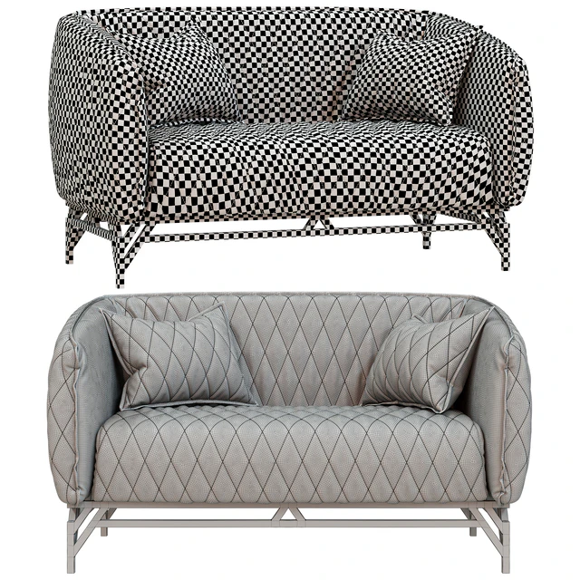 Double sofa Diplomat factory oldloft mebel — Скачать
