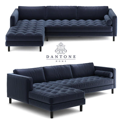 Диван Денвер с оттоманкой от dantonehome.ru — Вид 1
