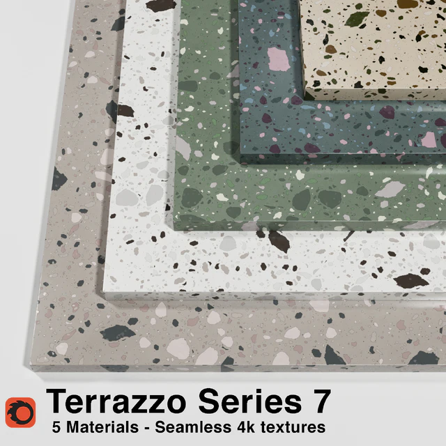 Terrazzo - Series 7 (5 Seamless Materials) — Descargar