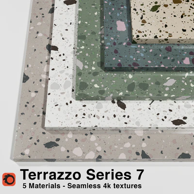Terrazzo - Series 7 (5 Seamless Materials) — Ver 1