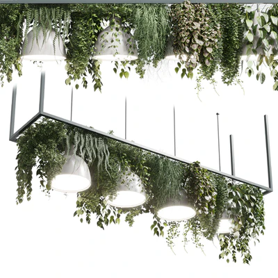 pot light pendant - plant light hanging 08 — Вид 1