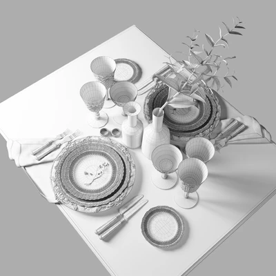 Table setting 002 — Ver 3