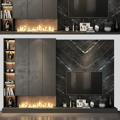 TV Wall set 203 — Ver 1