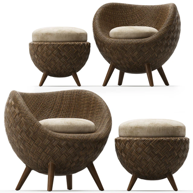 La Luna Lounge Armchair — Скачать