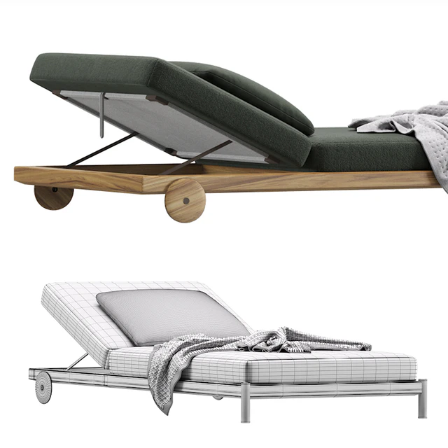 Daylight Daybed by Minotti — Скачать