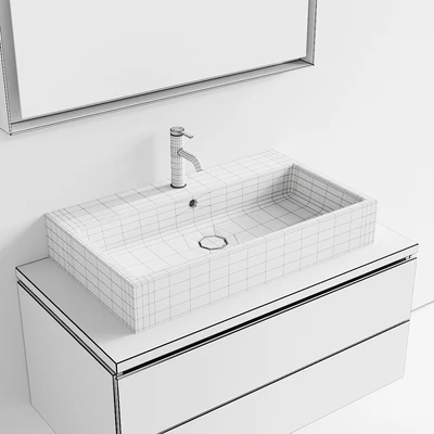 Duravit L-Cube Vanity Unit Set 3 — Ver 5