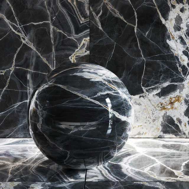 Black onyx porcelain stoneware tiles — Descargar