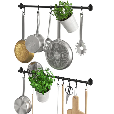 Cookware on the railing — Ver 5