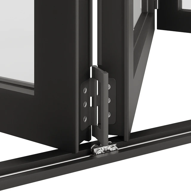 Folding sliding metal doors windows. — Descargar